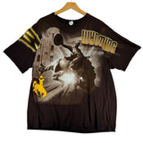 Vintage Wyoming Cowboys All Over Print Shirt XL