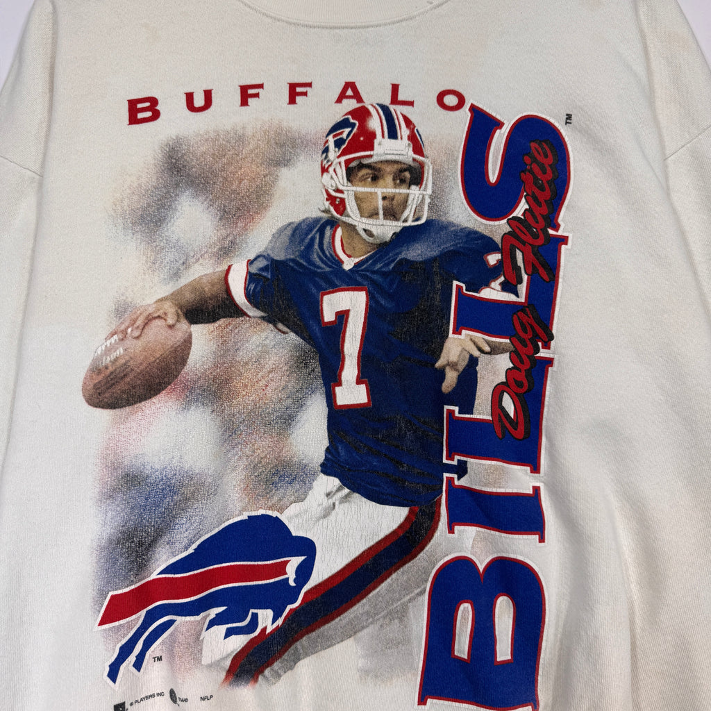 Vintage Buffalo Bills Doug Flutie Crewneck Sweatshirt XL