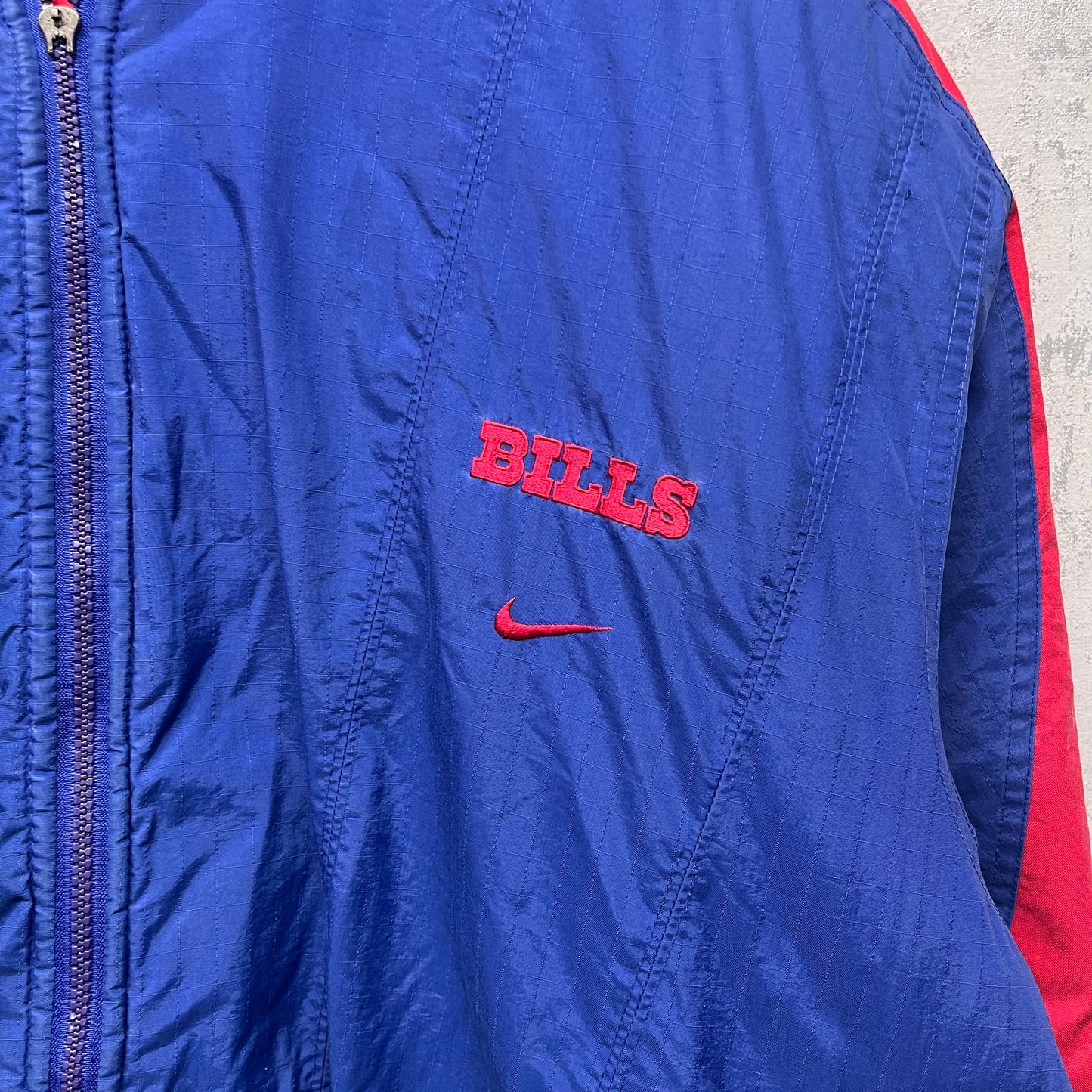 Vintage Buffalo Bills Nike Team Quilted Jacket Large