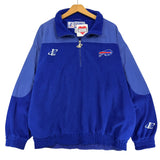 Vintage Buffalo Bills 1/4 Zip Fleece Sweatshirt XL