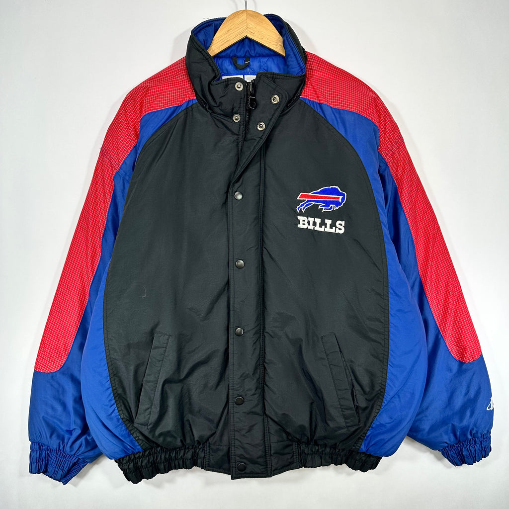 Vintage Buffalo Bills Colorblock Puffer Jacket XL