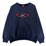 Vintage Buffalo Bills Embroidered Crewneck Sweatshirt XL