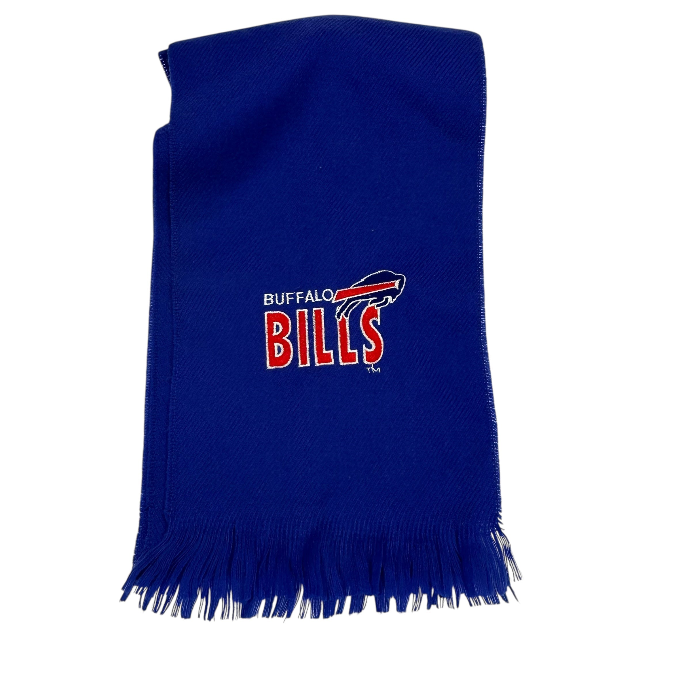 Vintage Buffalo Bills Embroidered Winter Scarf Hat