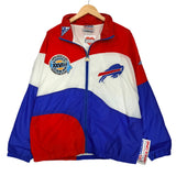 Vintage Buffalo Bills Apex Windbreaker Jacket Large