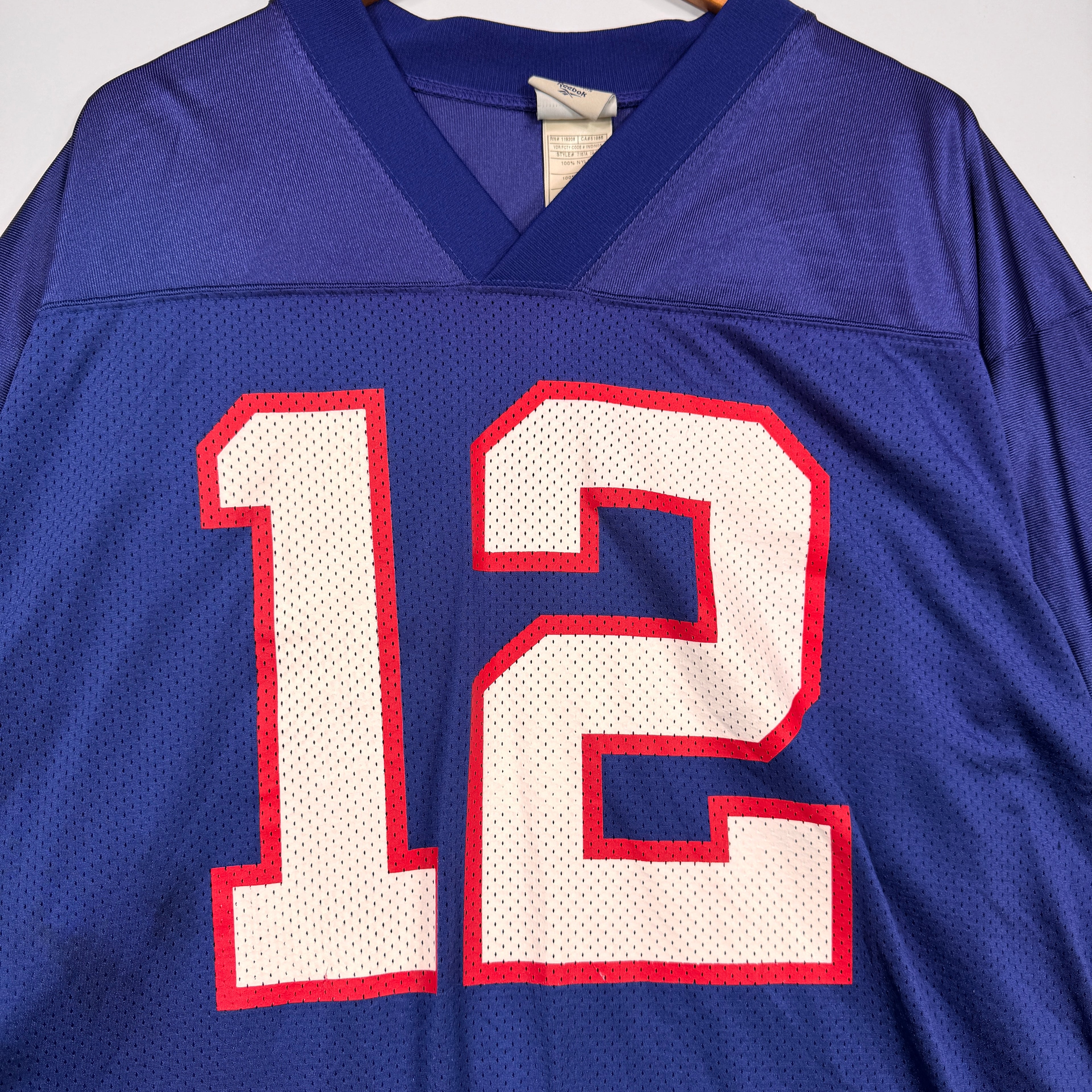 Vintage Buffalo Bills Kelly #12 Jersey Shirt Large