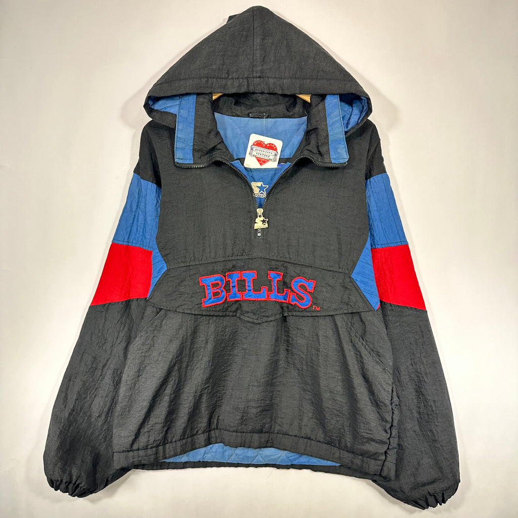 Vintage Buffalo Bills Starter Pullover Puffer Jacket Medium
