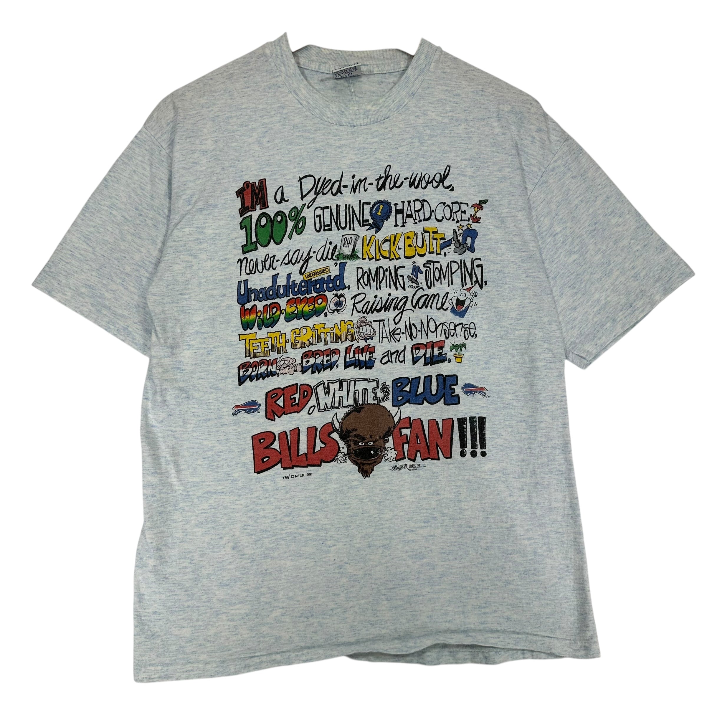 Vintage Buffalo Bills Fan Shirt Large