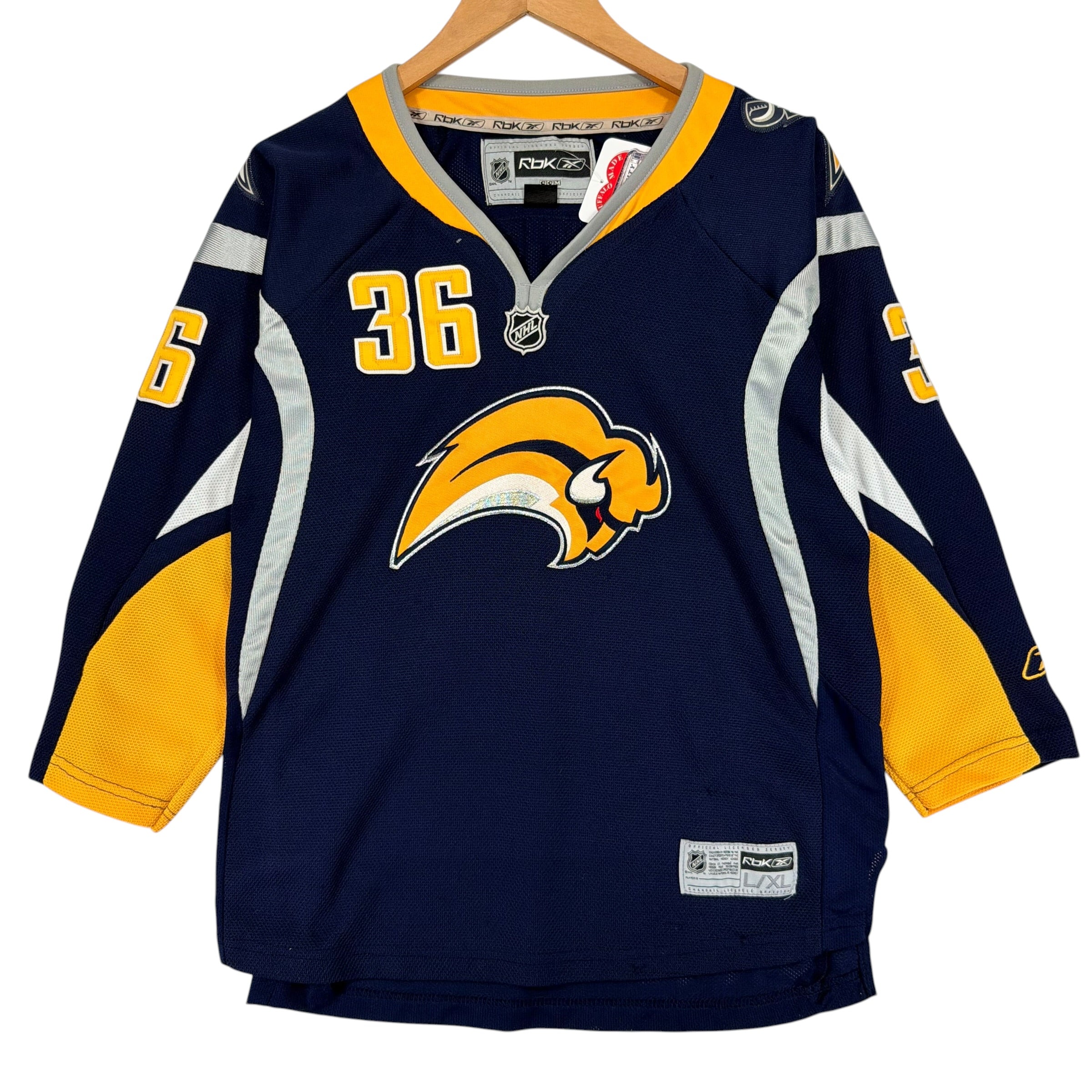 Vintage Buffalo Sabres Pat Kaleta Youth Jersey XL