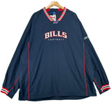Vintage Buffalo Bills Pullover Windbreaker Jacket XXL