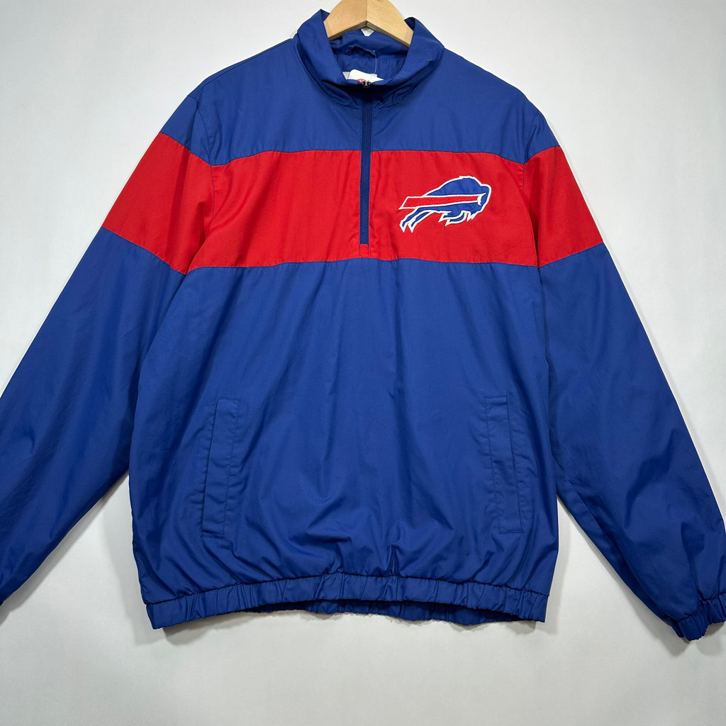Vintage Buffalo Bills Pullover Windbreaker Jacket Medium