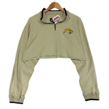 Vintage Buffalo Sabres 1/4 Zip Cropped Sweatshirt Large