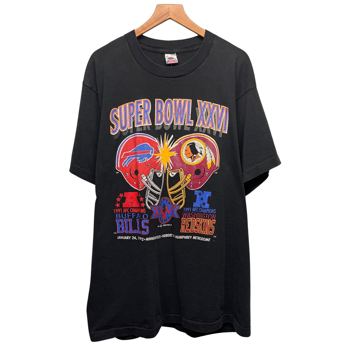 Vintage Buffalo Bills 1992 Super Bowl Shirt XL