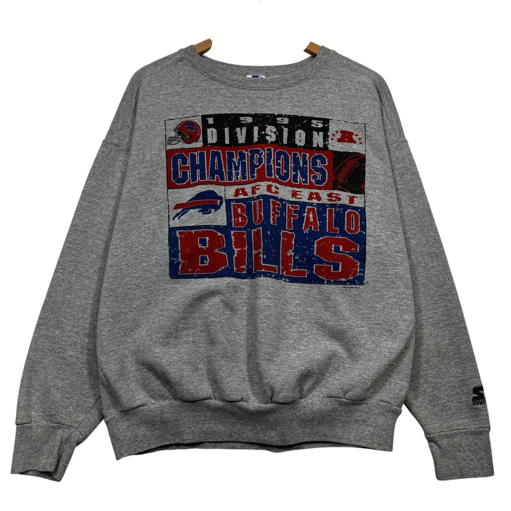 Vintage Buffalo Bills 1995 AFC East Champions Crewneck Sweatshirt XL
