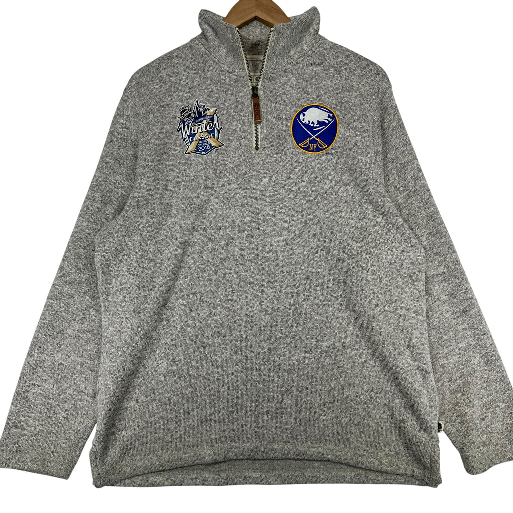 2018 Winter Classic Buffalo Sabres 1/4 Zip Sweatshirt Large