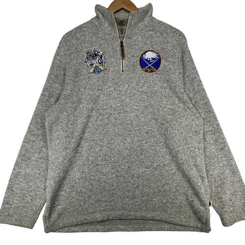 2018 Winter Classic Buffalo Sabres 1/4 Zip Sweatshirt Large