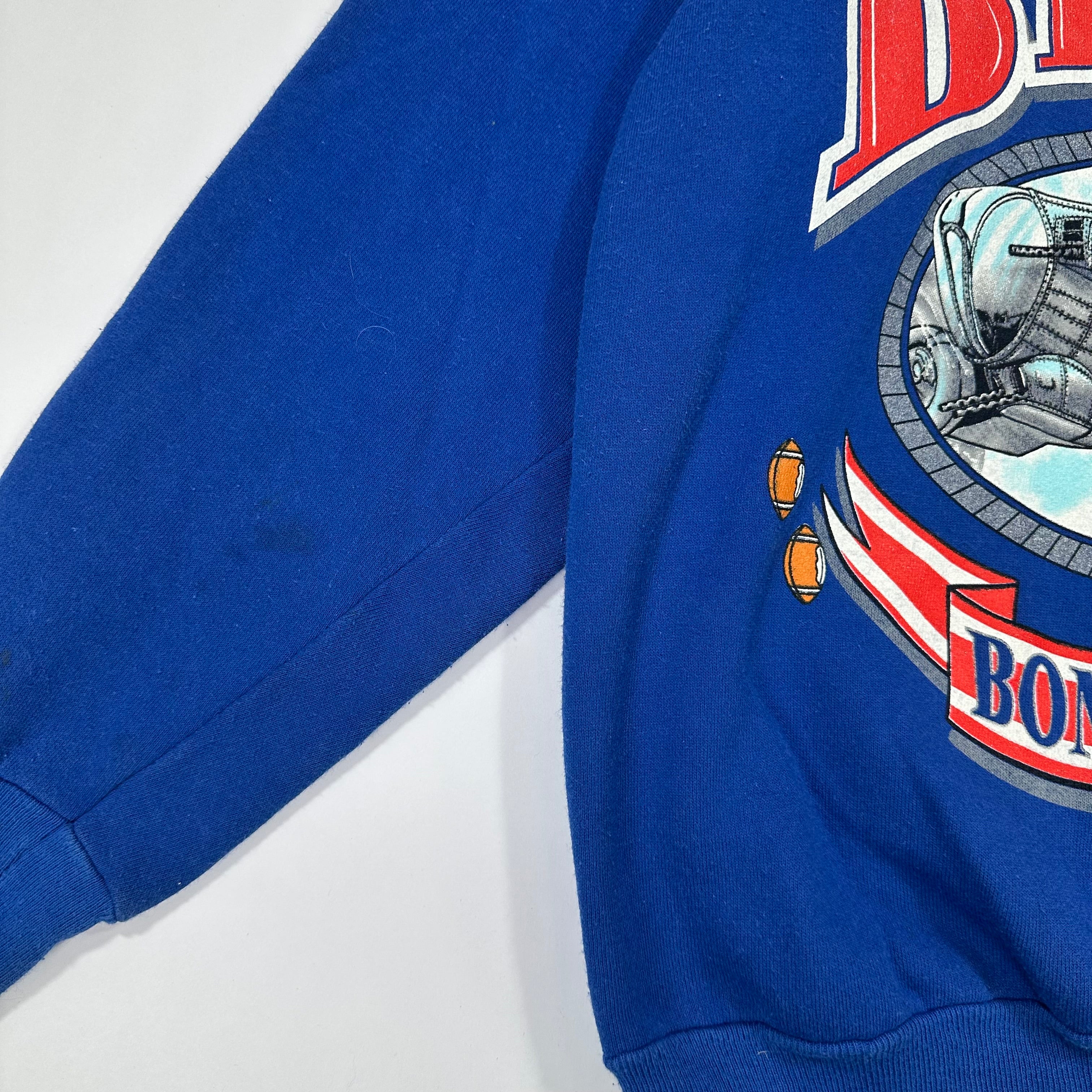 Vintage Buffalo Bills Bomb Squad Crewneck Sweatshirt Large