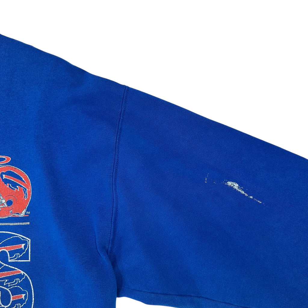 Vintage Buffalo Bills 1993 AFC Champs Cropped Crewneck Sweatshirt Large