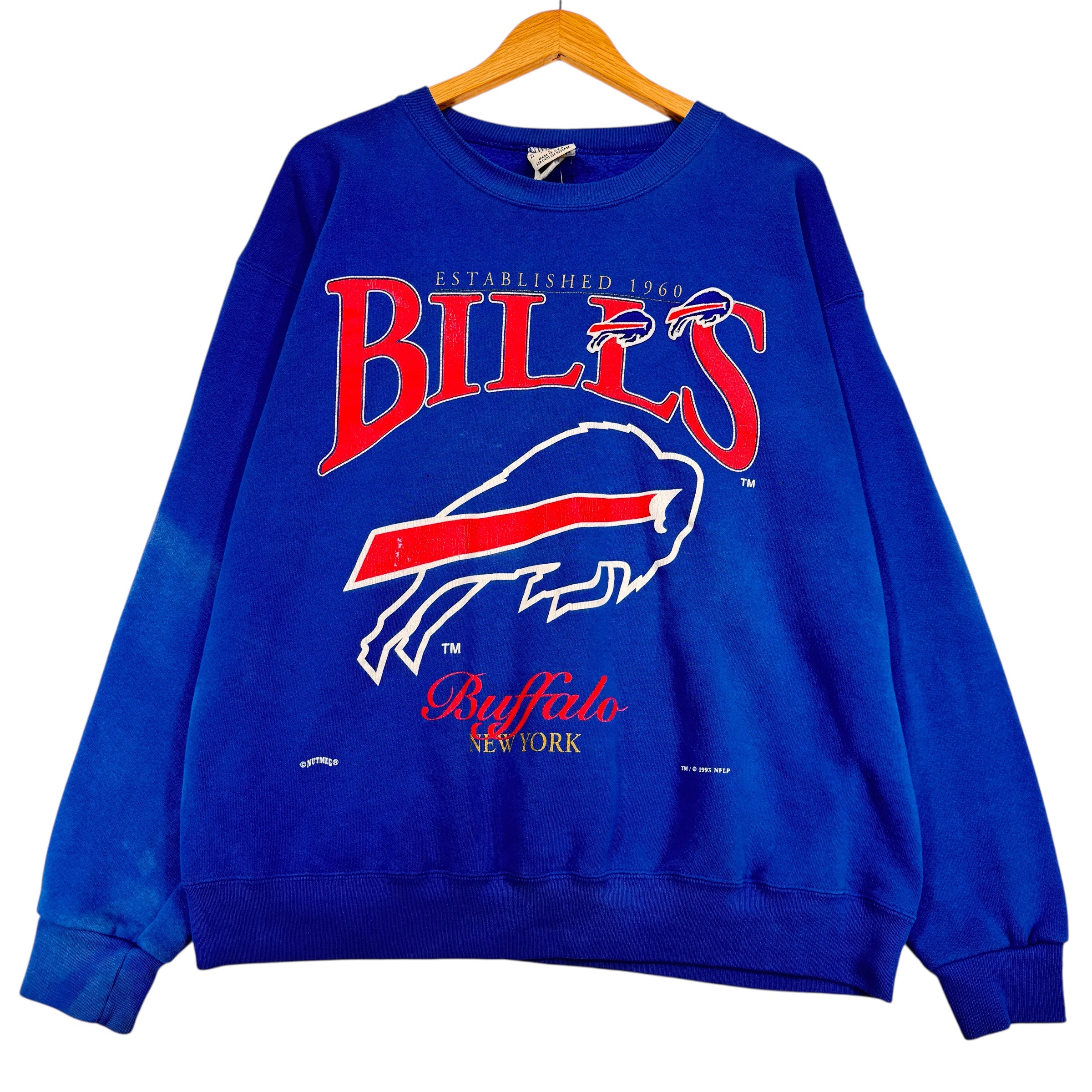 Vintage Buffalo Bills Crewneck Sweatshirt Large