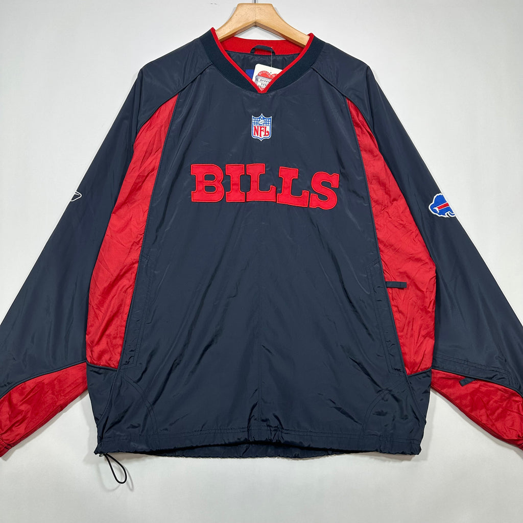 Vintage Buffalo Bills Pullover Windbreaker Jacket Large