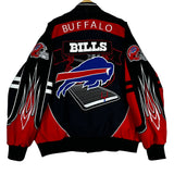 Vintage Y2K Buffalo Bills Flame Racing Jacket XL