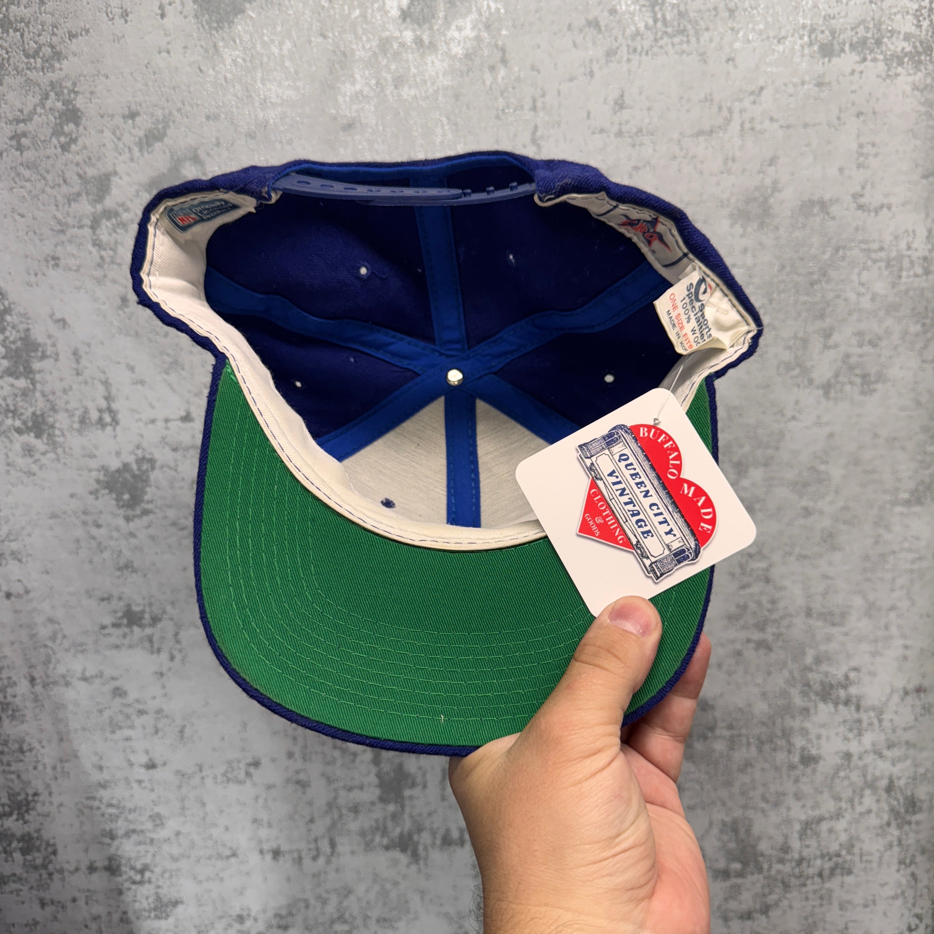 Vintage Buffalo Bills Script Snapback Hat
