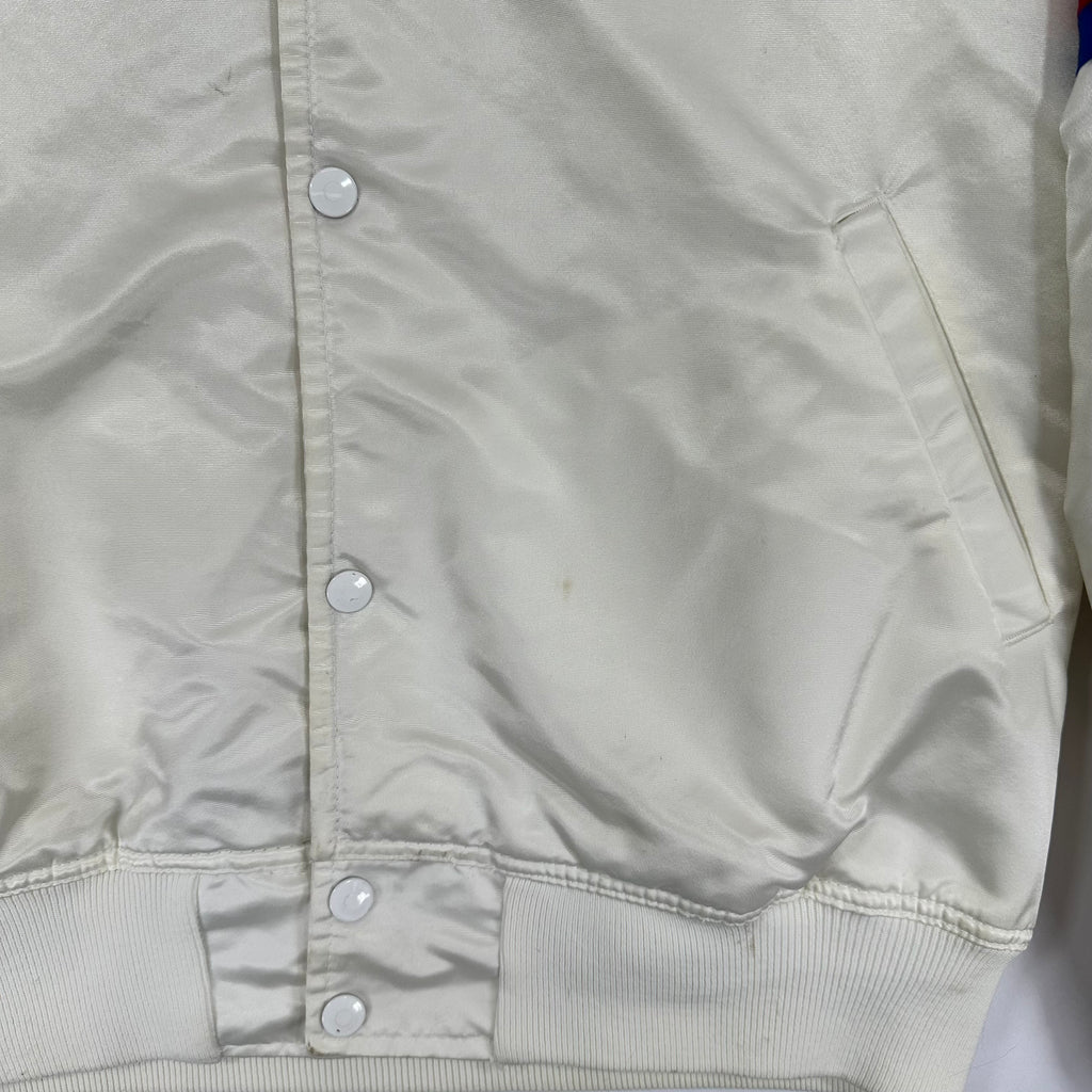 Vintage Buffalo Bills White Starter Satin Jacket Large