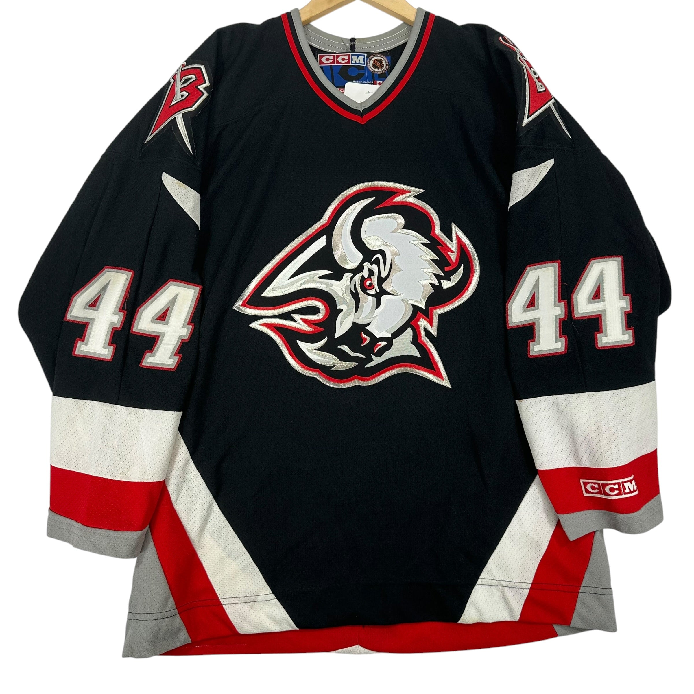 Vintage Buffalo Sabres Alexis Zhitnik Signed Jersey Large