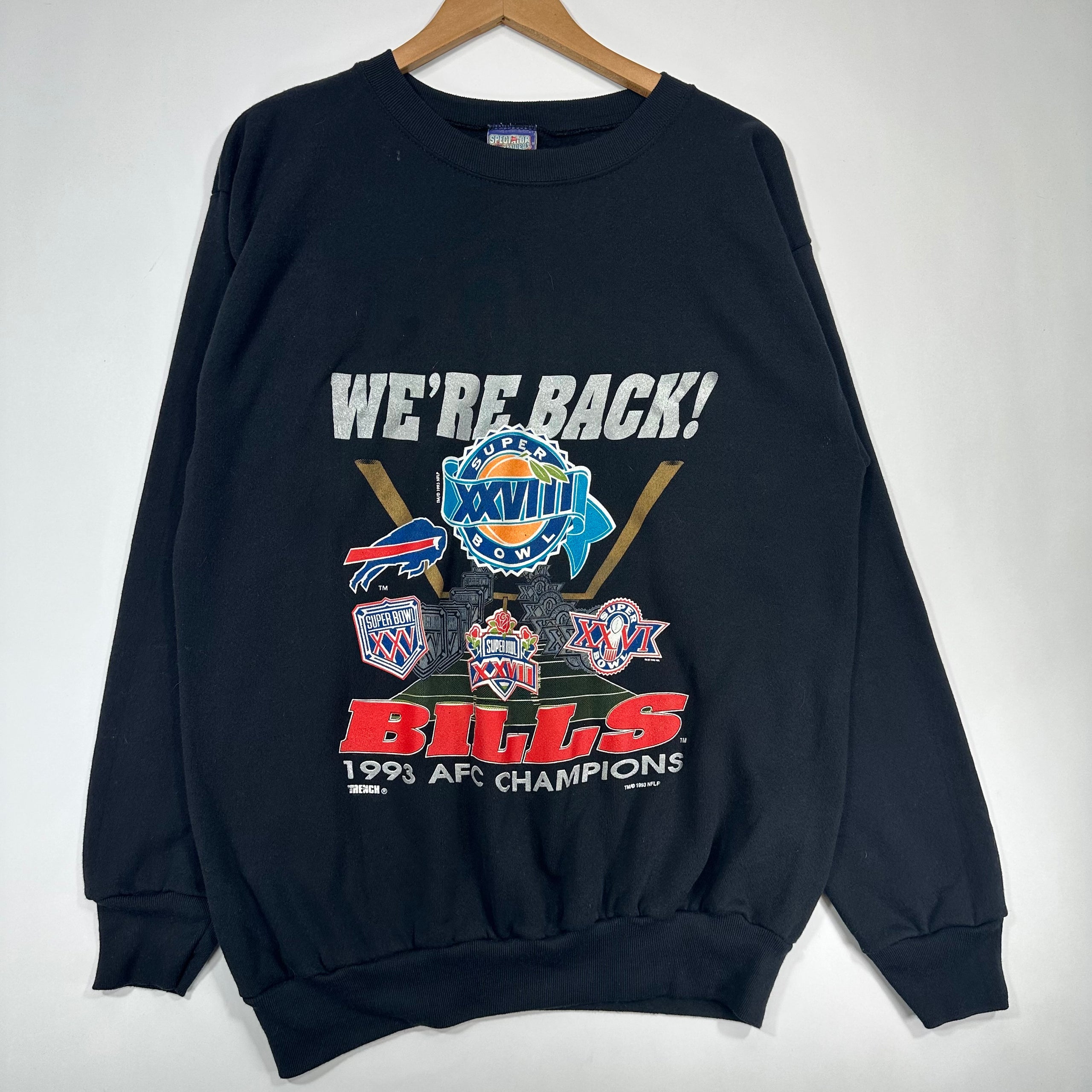 Vintage Buffalo Bills We’re Back Crewneck Sweatshirt Large