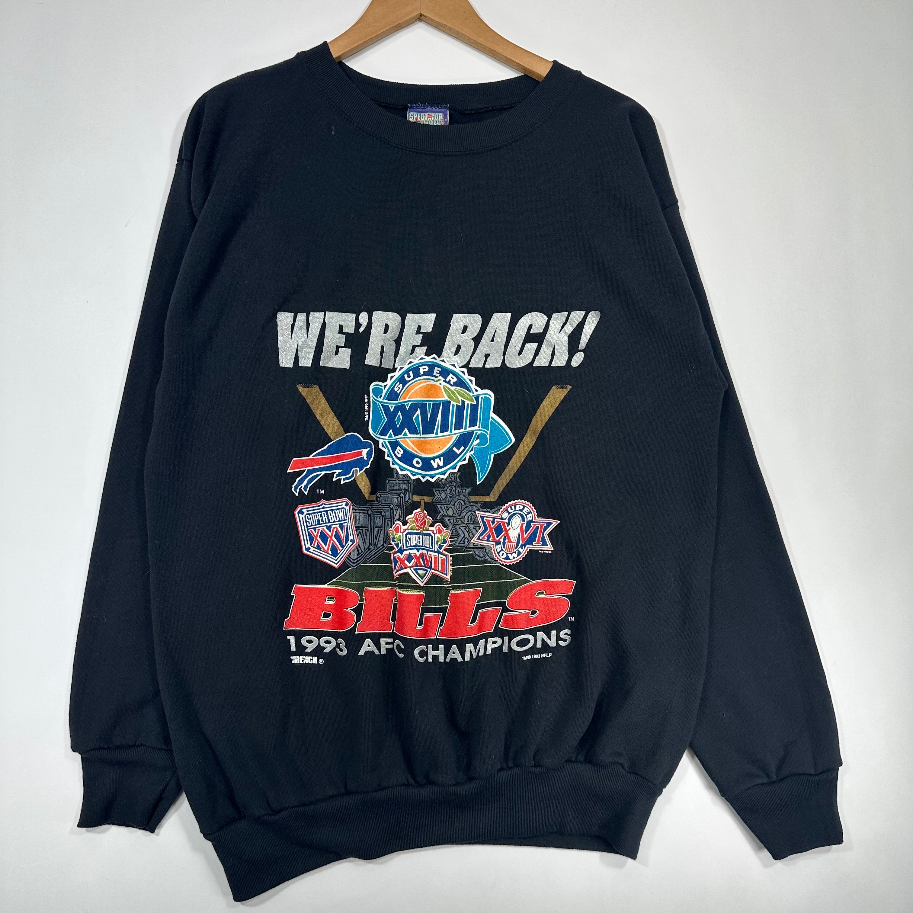 Vintage Buffalo Bills We’re Back Crewneck Sweatshirt Large