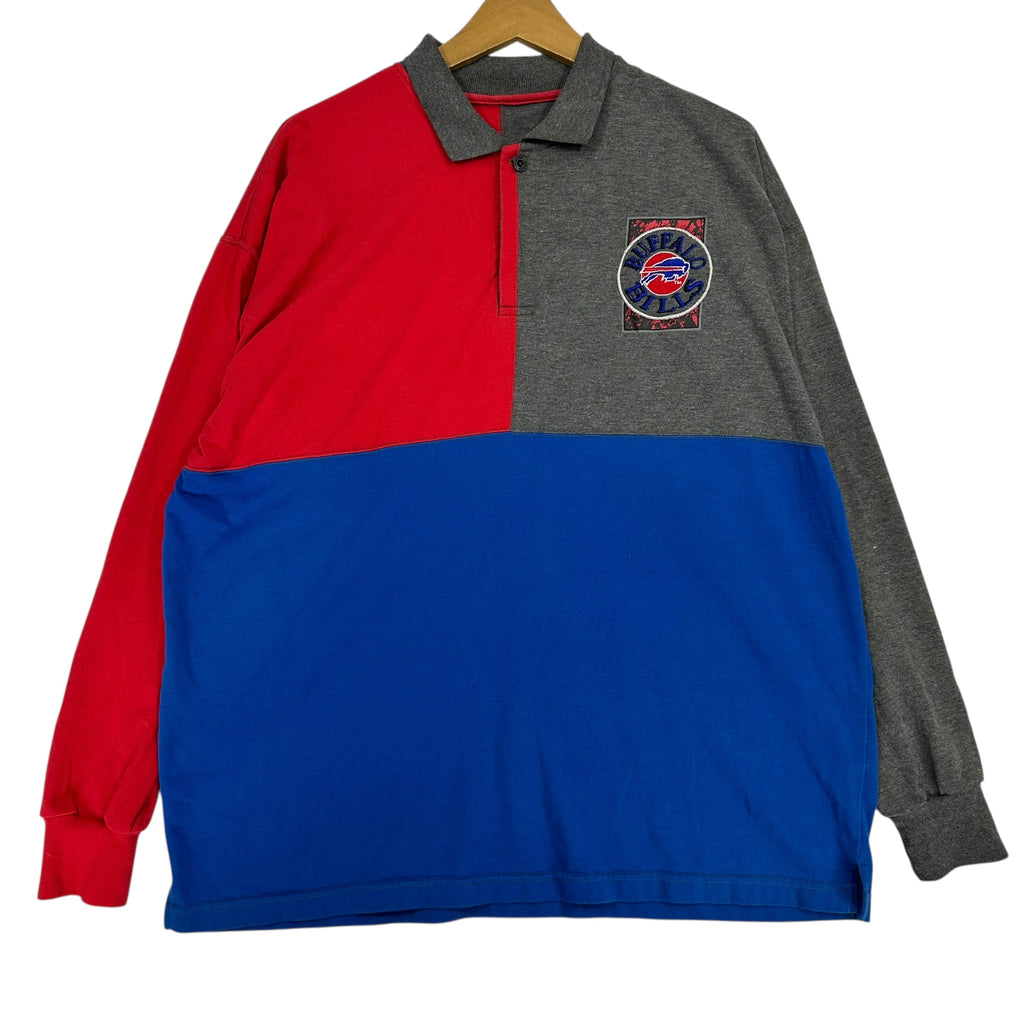 Vintage Buffalo Bills Starter Polo Rugby Shirt Large