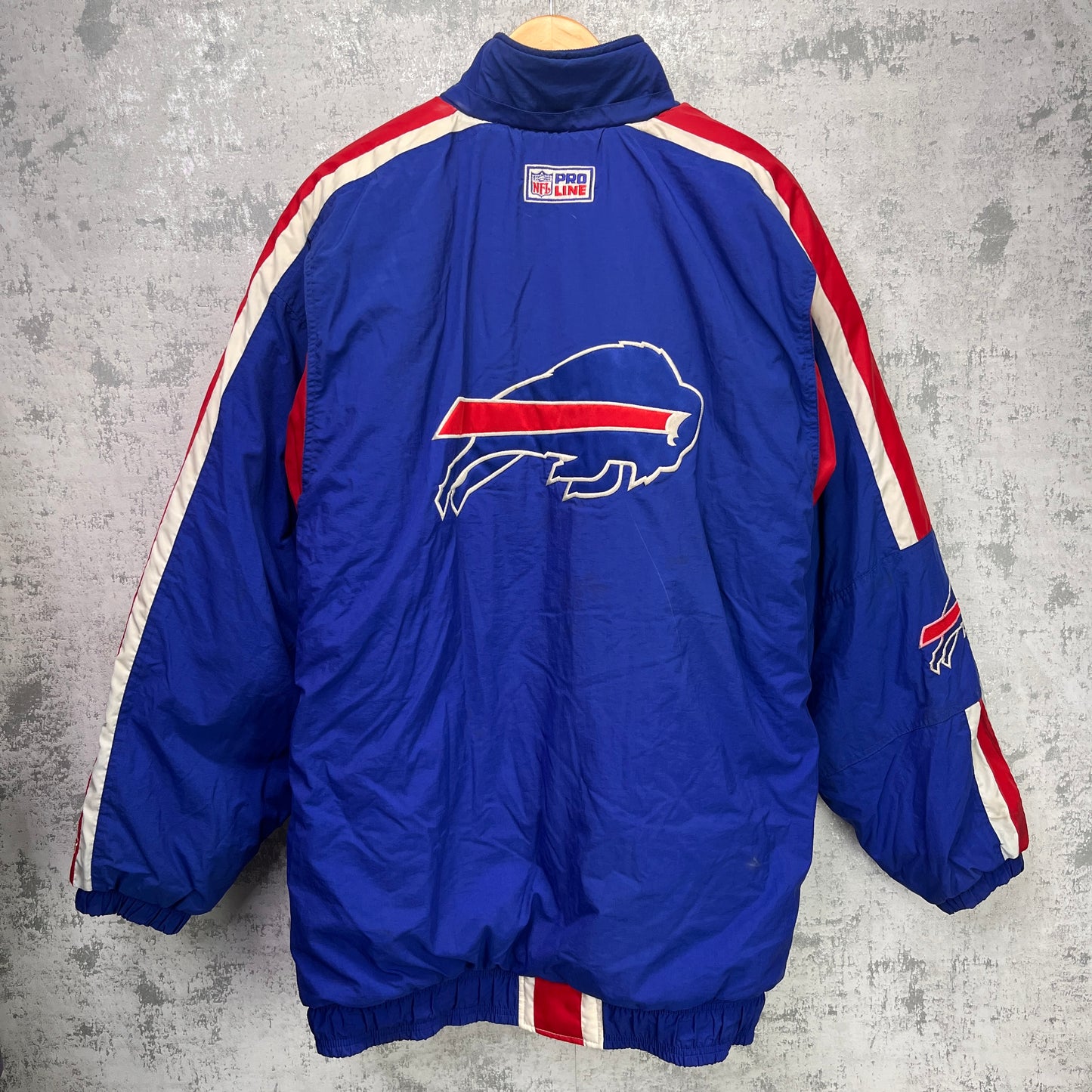 Vintage Buffalo Bills Starter Zip Up Puffer Jacket XXL