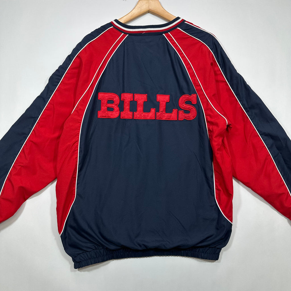 Vintage Buffalo Bills Pullover Windbreaker Jacket Medium