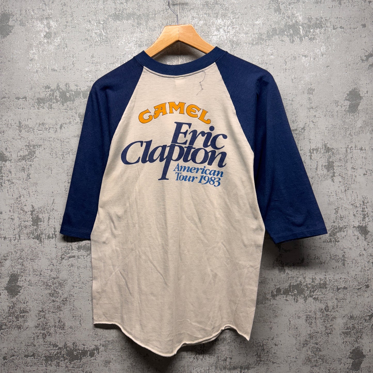 Vintage Eric Clapton 1983 Tour Raglan Shirt Medium
