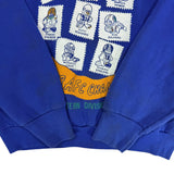 Vintage Buffalo Bills Stamps Cartoon Crewneck Sweatshirt Medium