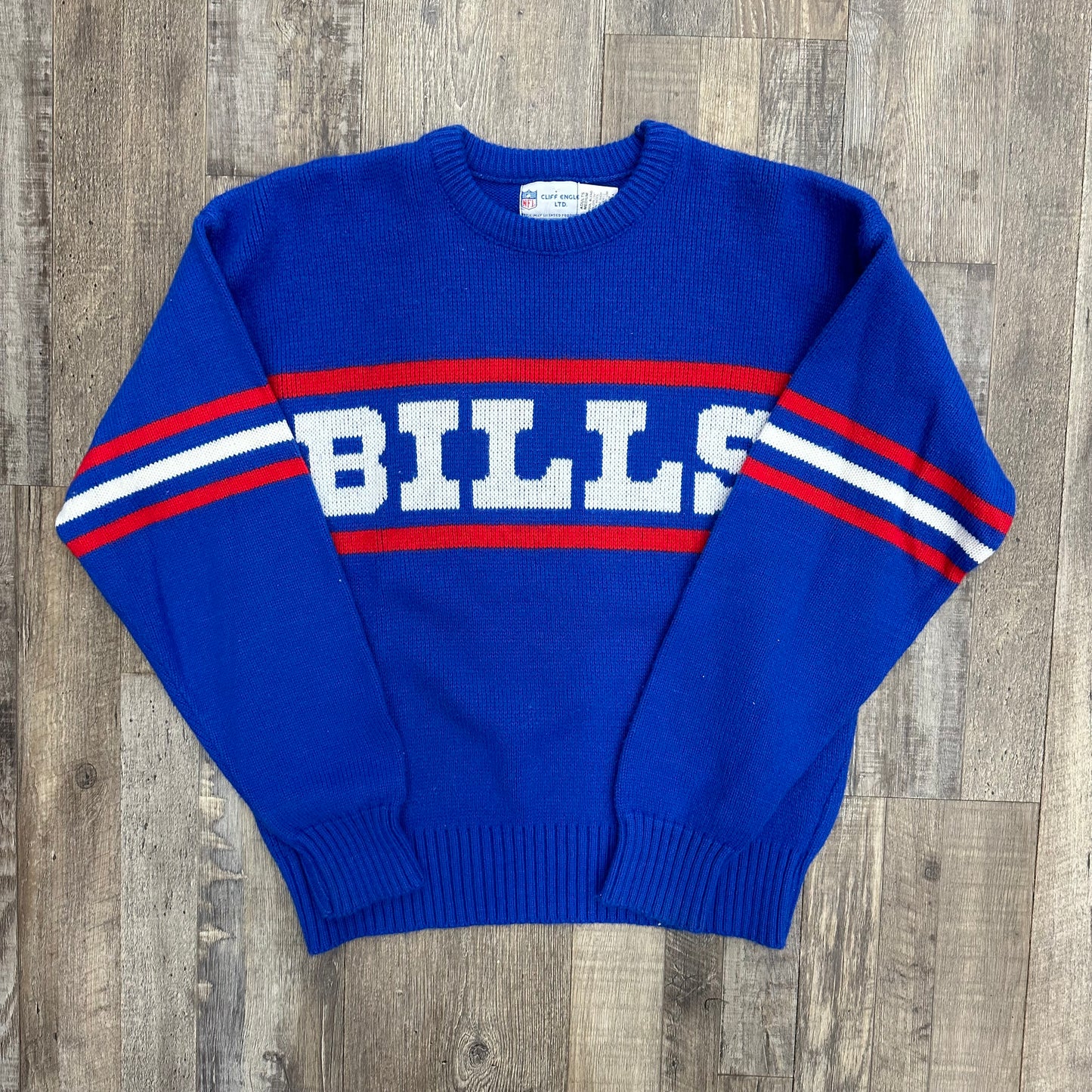 Vintage Buffalo Bills Cliff Engle Sweater Sweatshirt Medium-Large