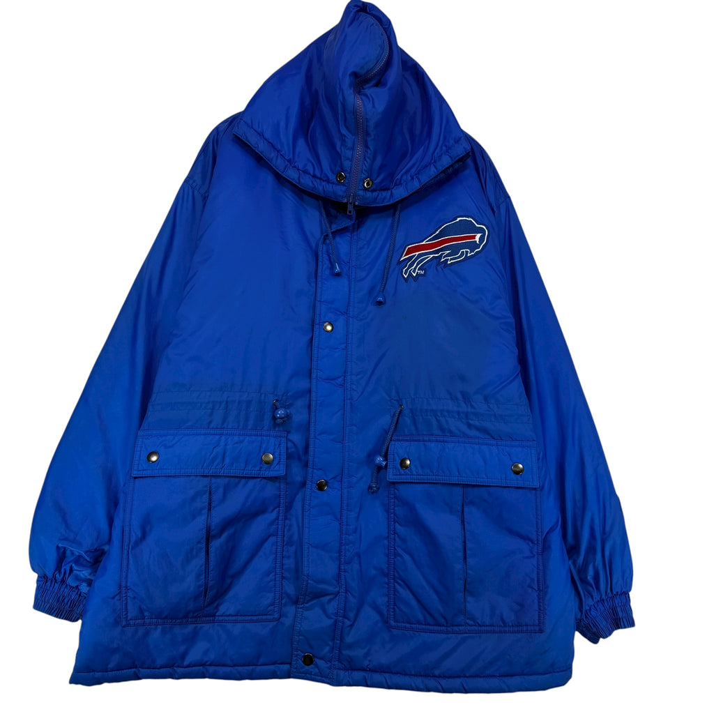 Vintage Buffalo Bills Parka Puffer Jacket Large