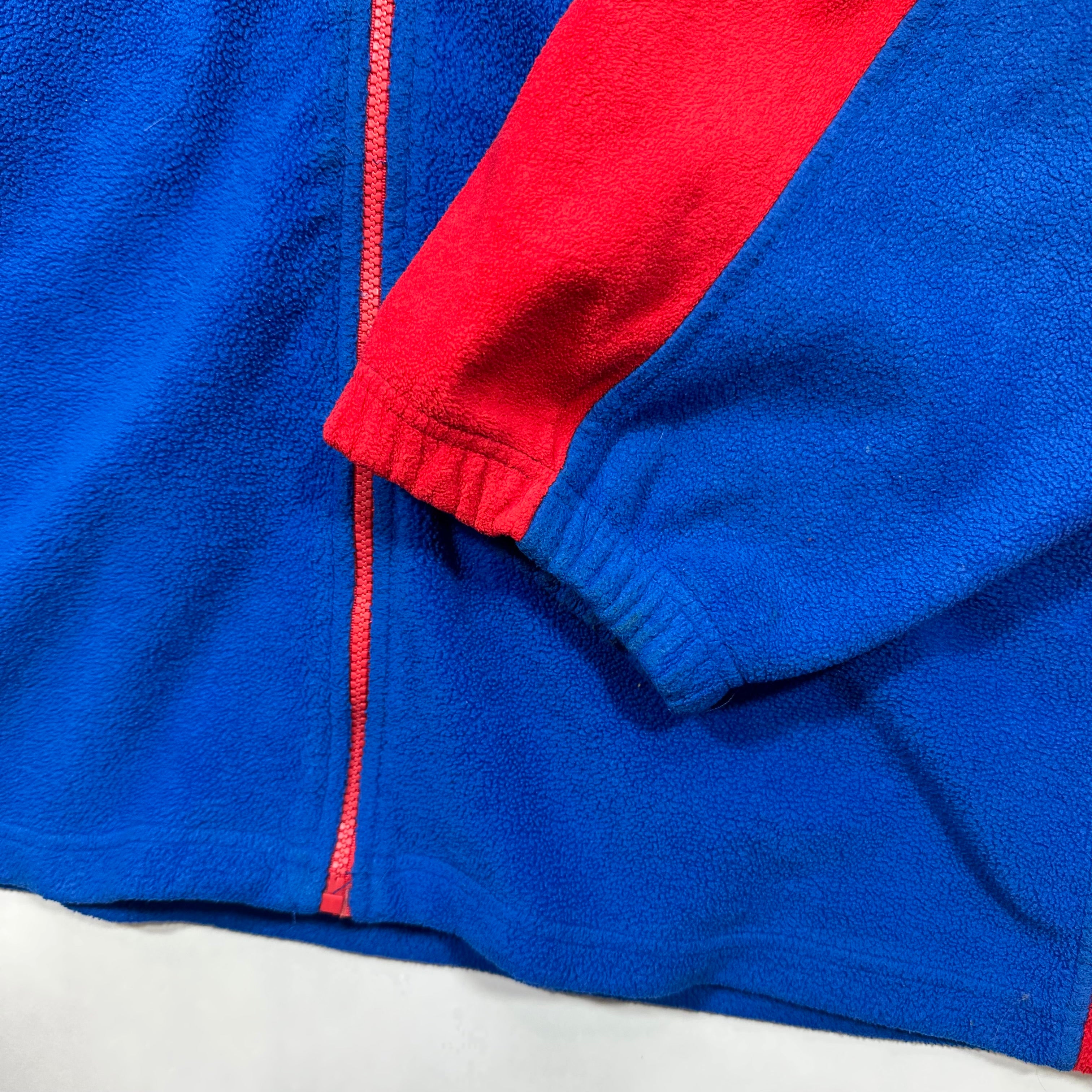 Vintage Buffalo Bills Zip Up Fleece Sweatshirt XXL