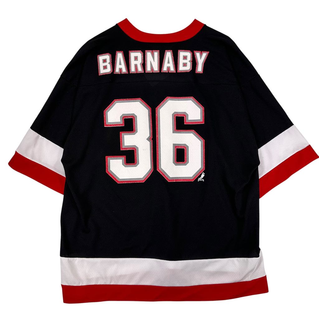Vintage Buffalo Sabres Matt Barnaby Jersey XL