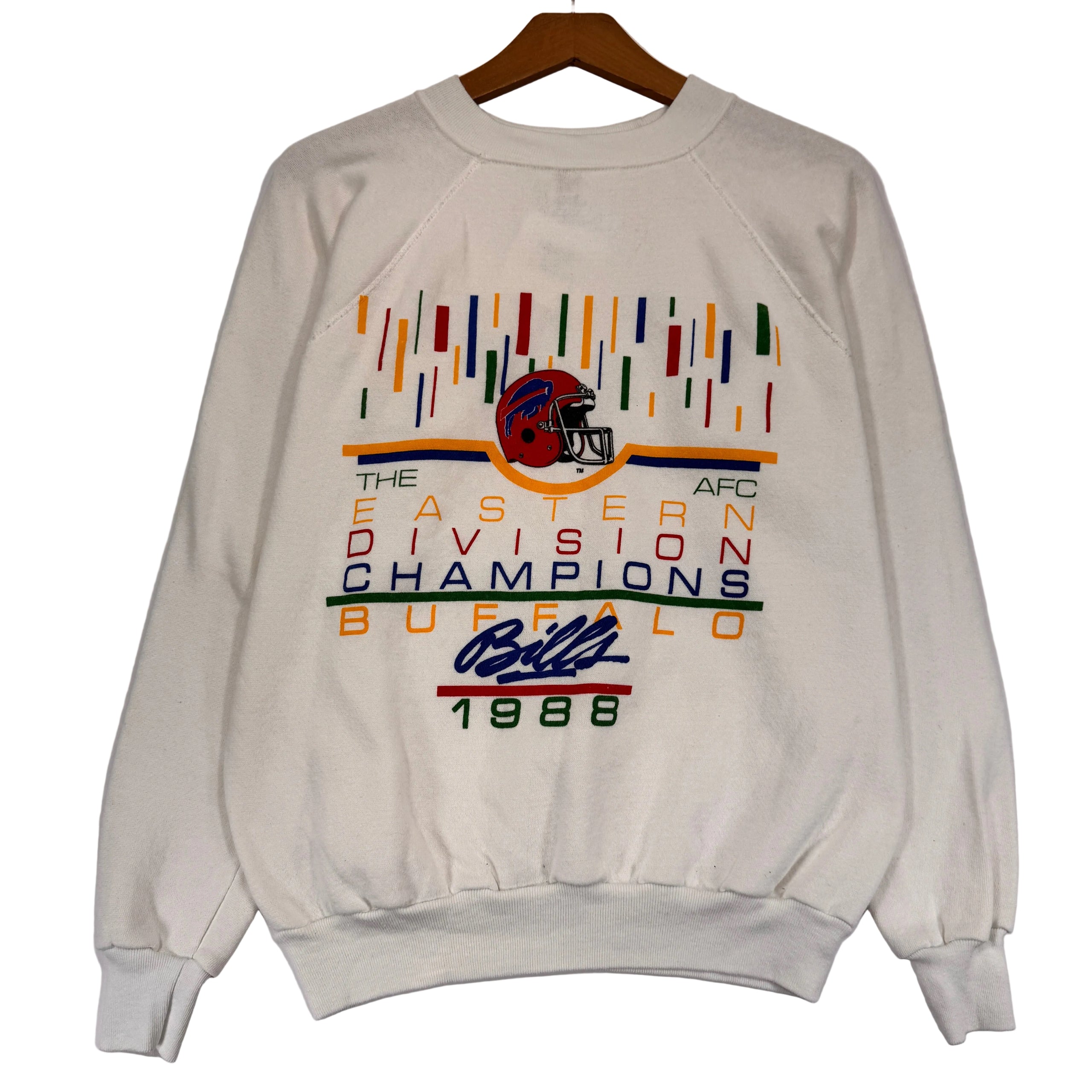 Vintage Buffalo Bills 1988 Division Champs Crewneck Sweatshirt Small