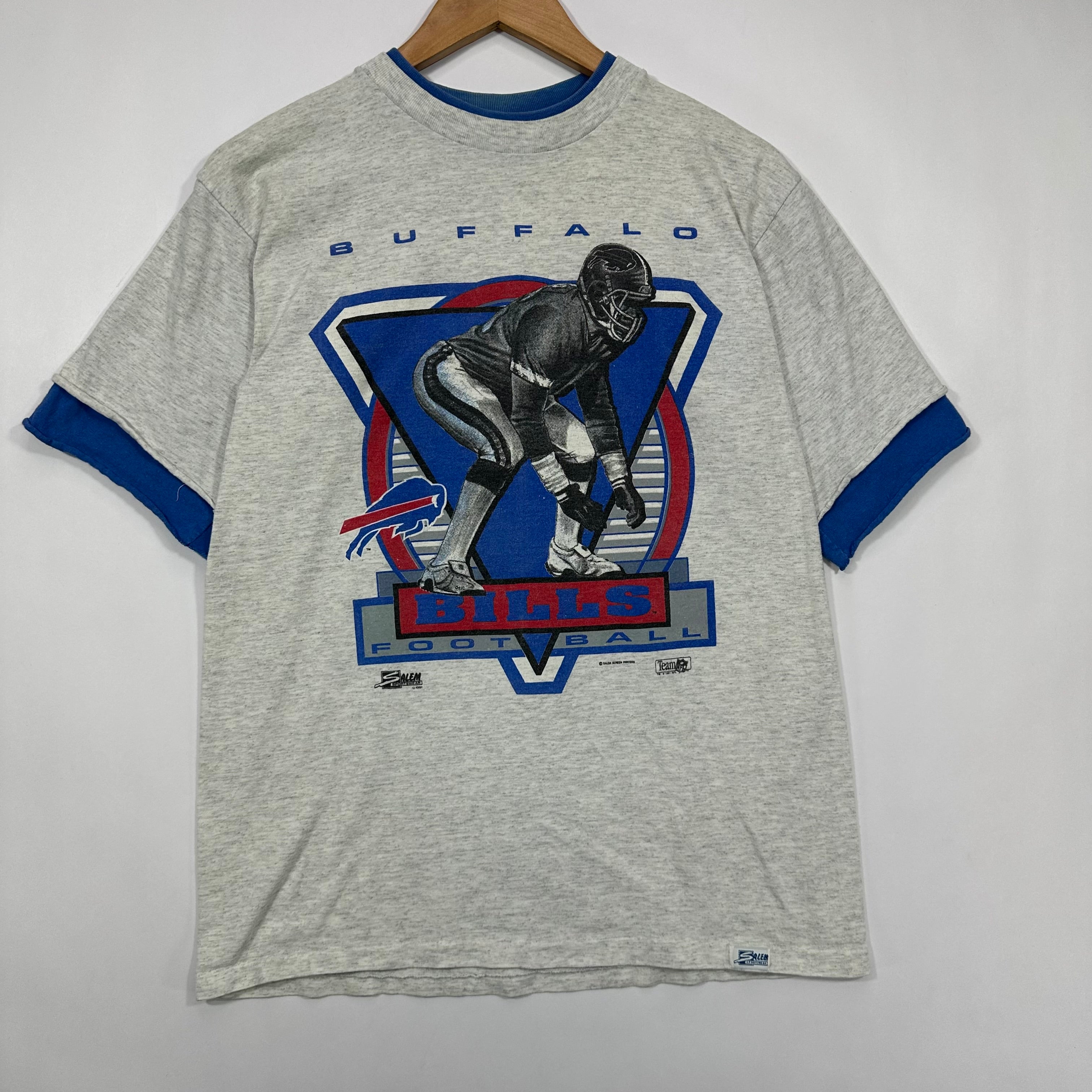 Vintage Buffalo Bills Salem Double Sleeve Shirt Large