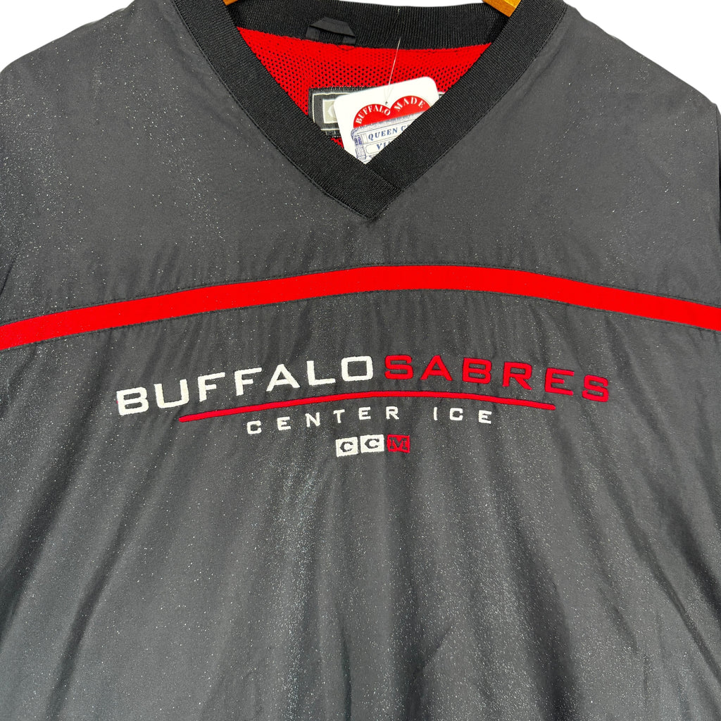 Vintage Buffalo Sabres Pullover Windbreaker Jacket Large
