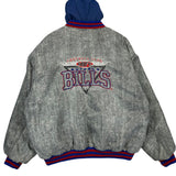Vintage Buffalo Bills Acid Wash Puffer Jacket XL