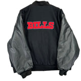 Vintage Buffalo Bills Wool Leather Varsity Jacket 3XL