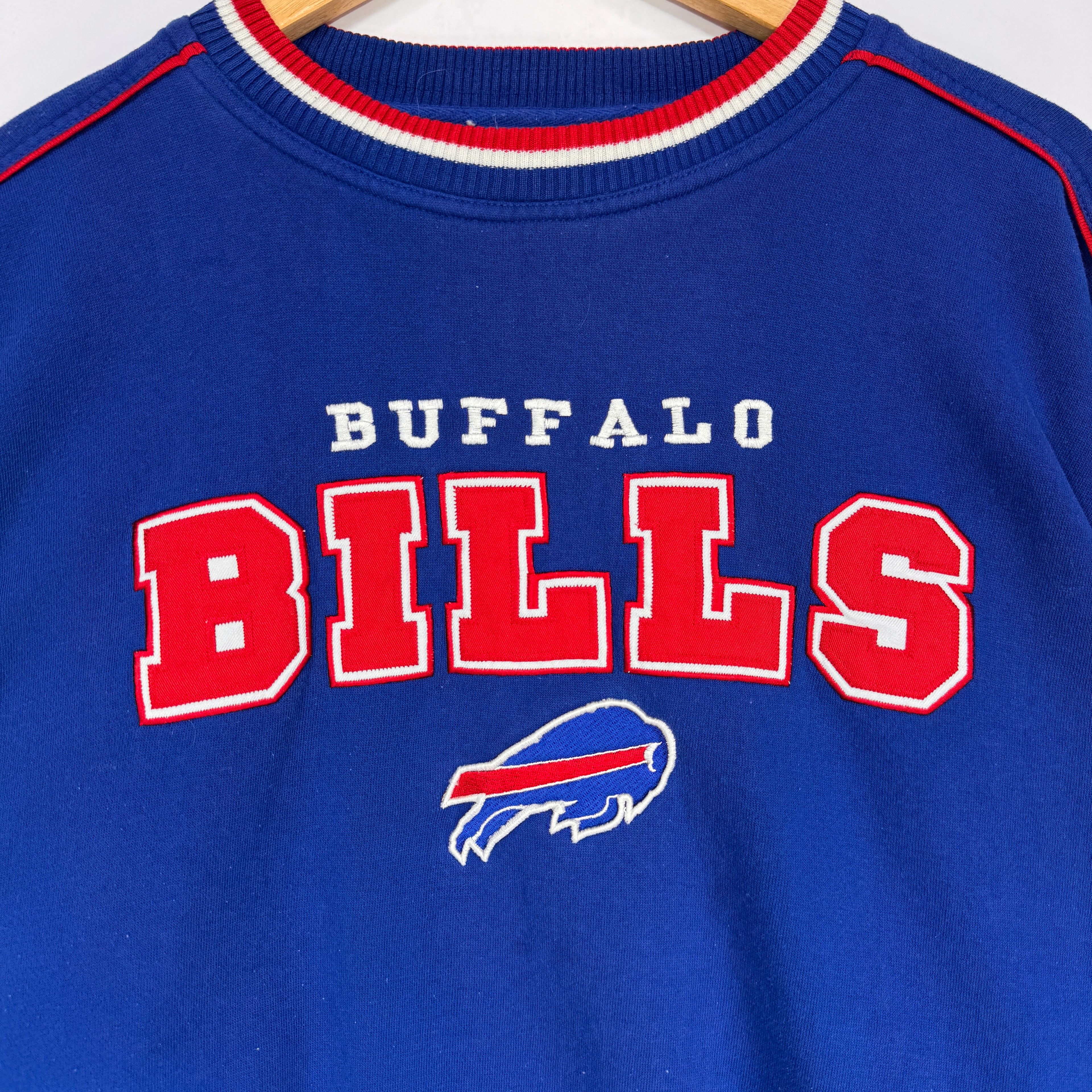 Vintage Buffalo Bills Embroidered Crewneck Sweatshirt XXL