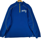 Vintage Buffalo Sabres 1/4 Zip Fleece Sweatshirt XL