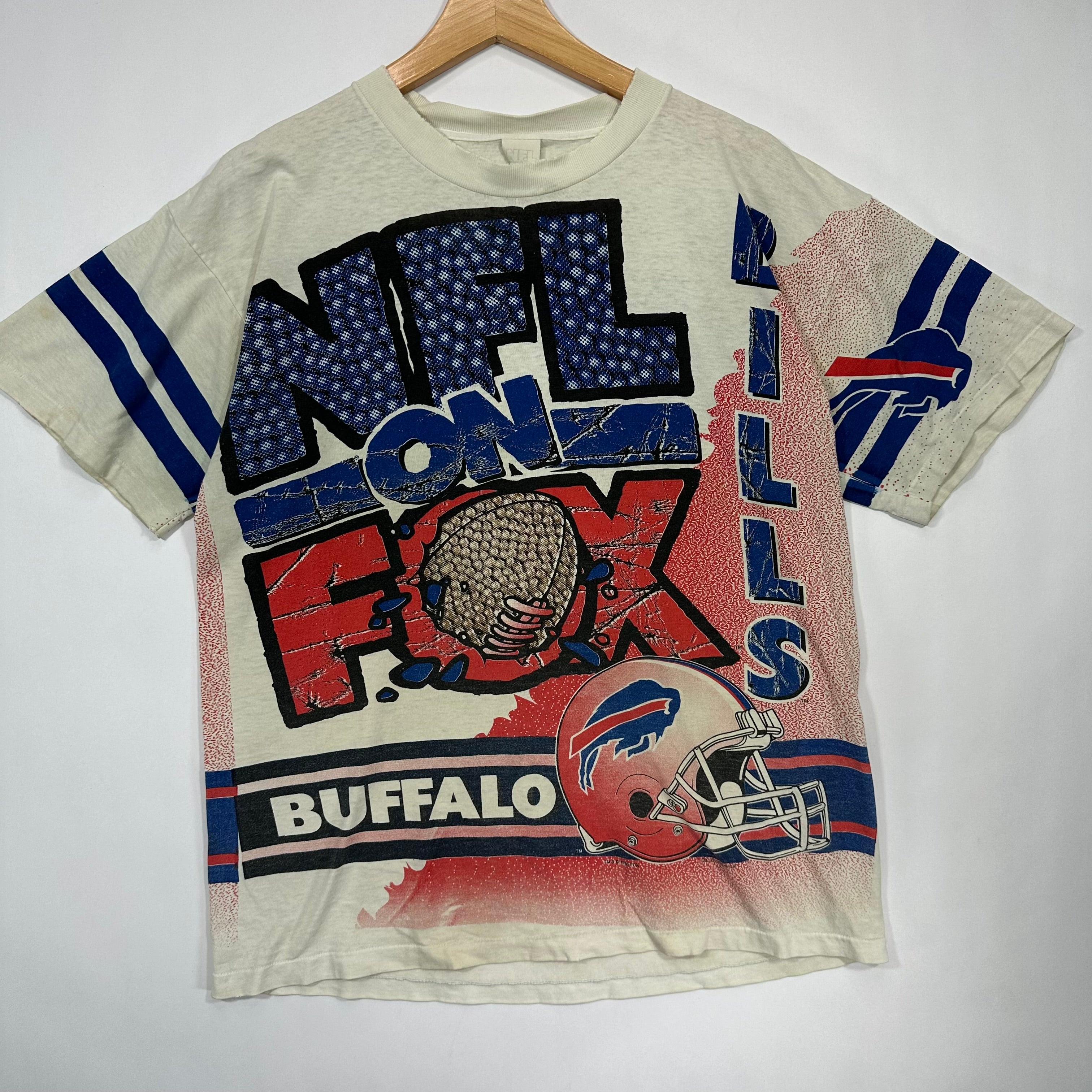 Vintage Buffalo Bills All Over Print Shirt Large