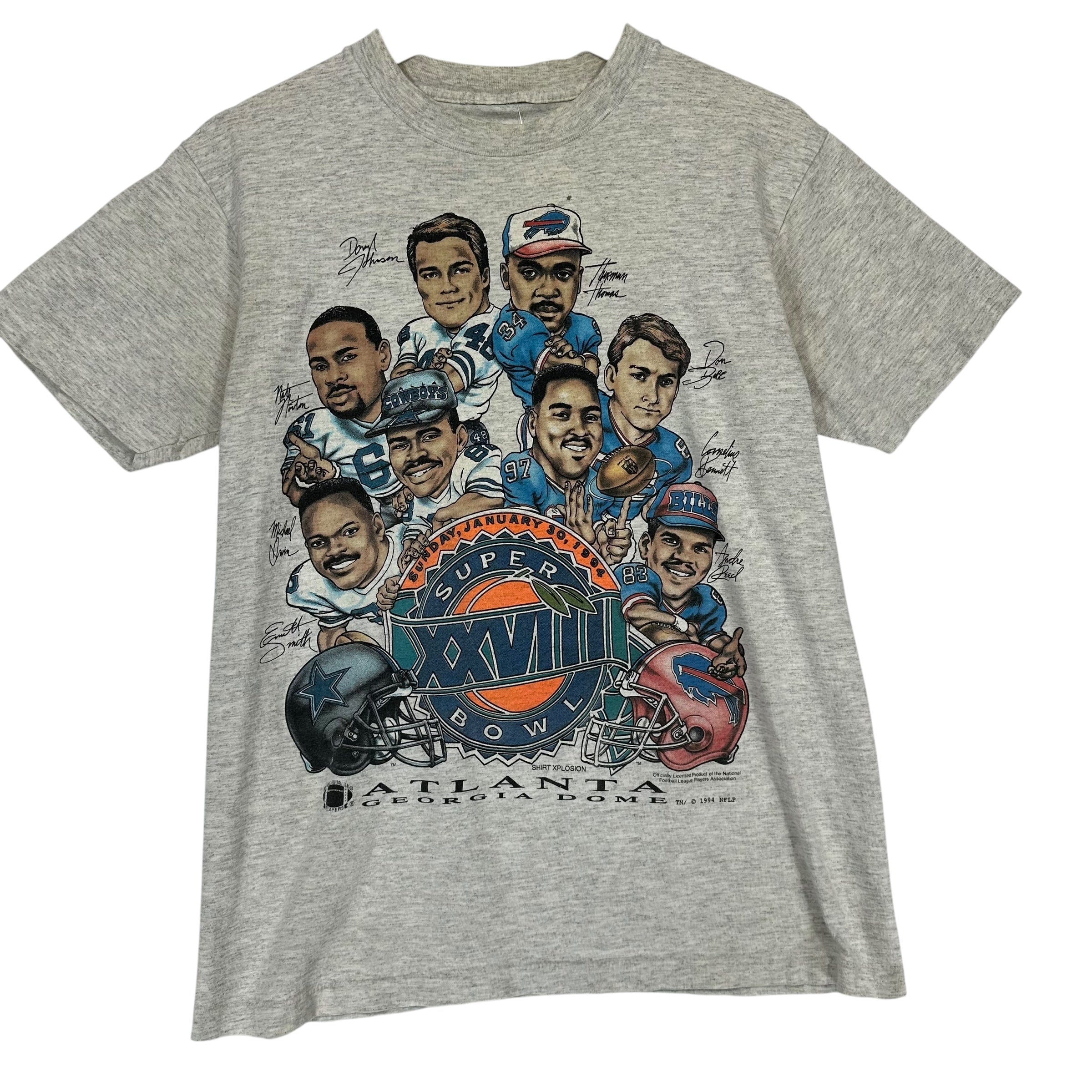 Vintage Buffalo Bills Dallas Cowboys 1994 Super Bowl Shirt Small