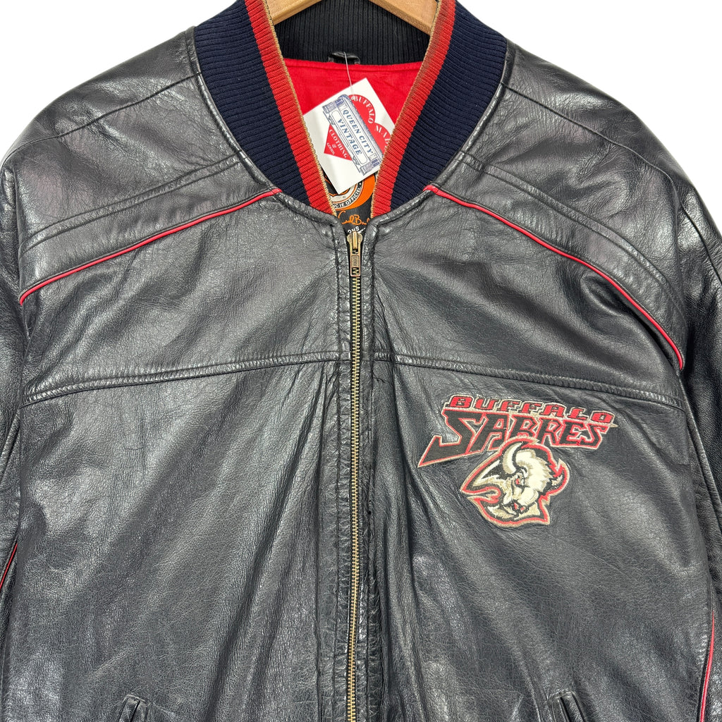Vintage Buffalo Sabres Leather Jacket XL