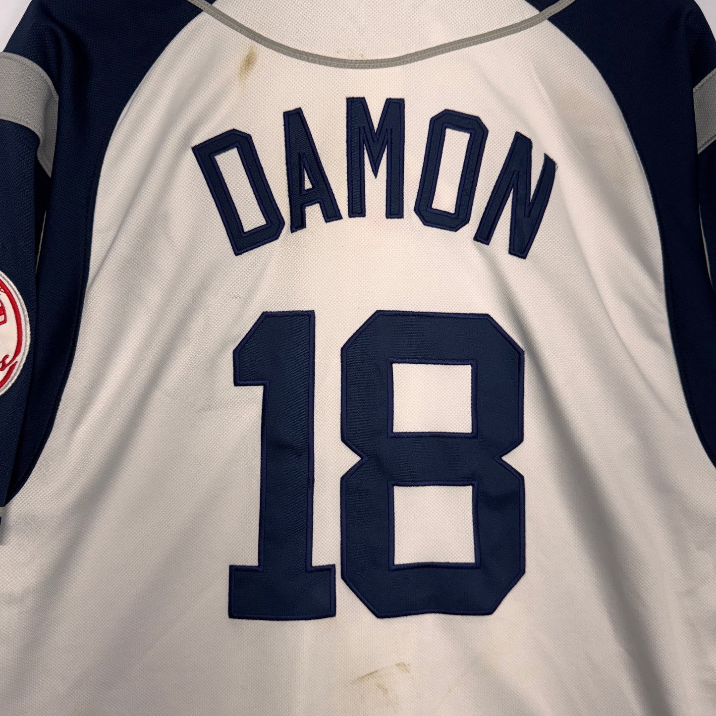 Vintage New York Yankees Damon #18 Jersey Shirt Medium