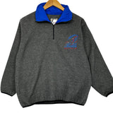 Vintage Buffalo Bills 1/4 Zip Fleece Sweatshirt Small